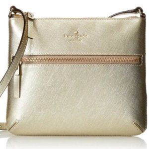 Kate Spade gold cross body bag